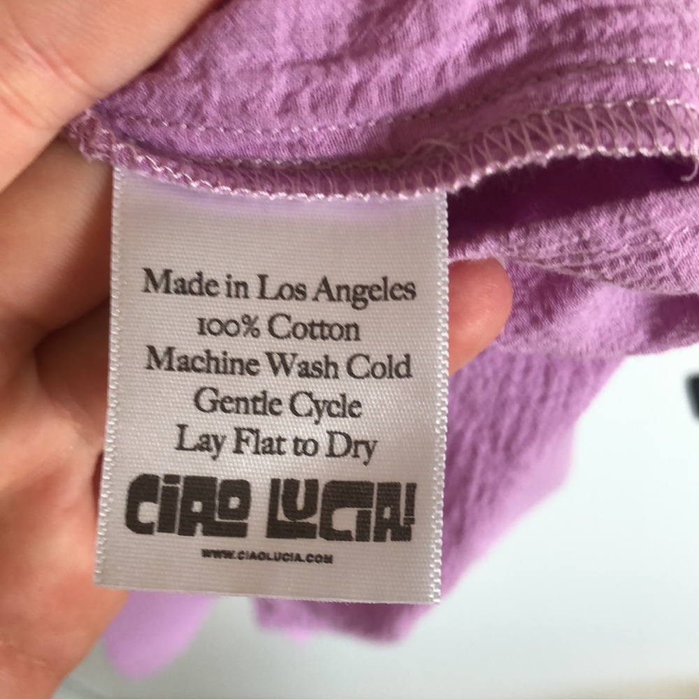 CIAO LUCIA CAPA DRESS LILAC - Picture 7 of 12
